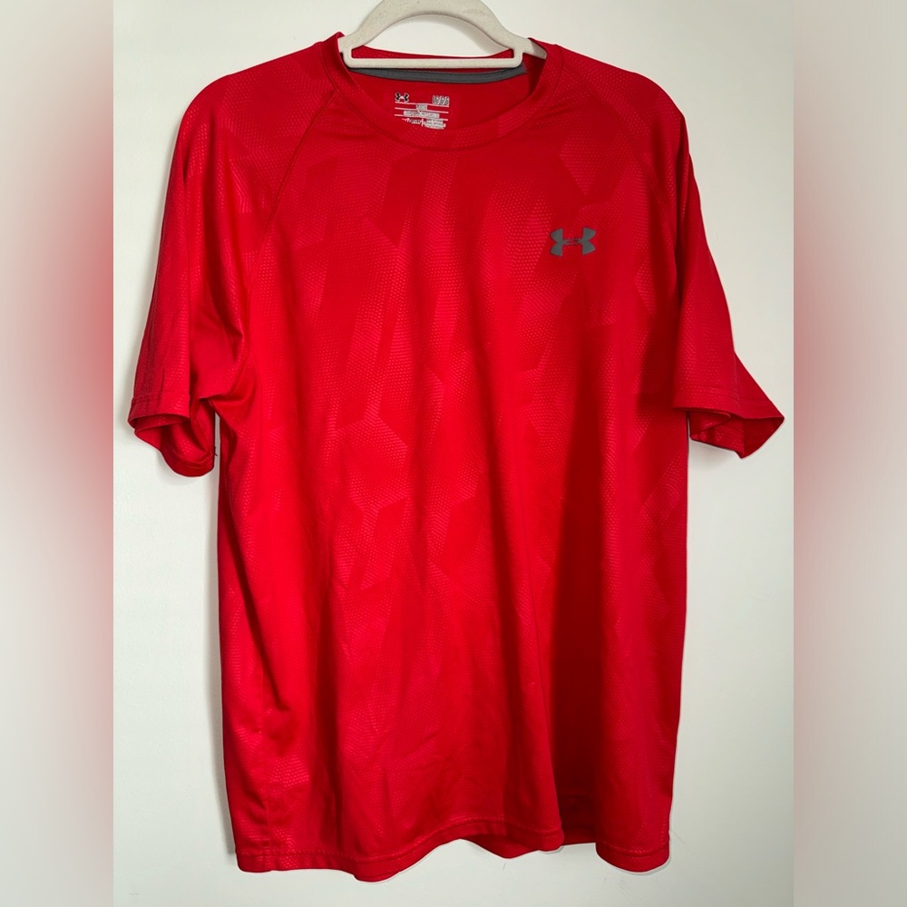 Men's Red Short Sleeve Tee